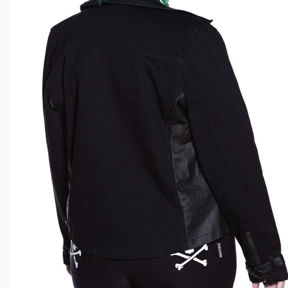 Killstar Plus Interstate Biker Jacket (Plus Size) - Picture 2 of 4